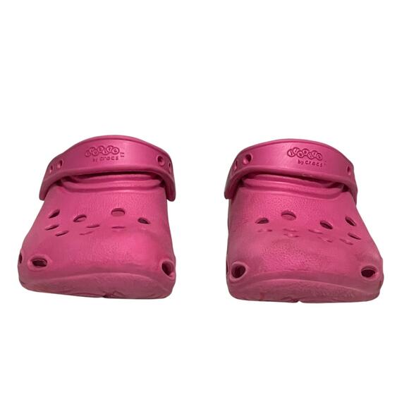 Kids Pink Crocs by Crocs C10/11 Lightweight Foam Slip-On Sandals Shoes Everyday - Picture 2 of 10